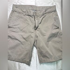 The North Face Men's Khaki Flat Front Shorts